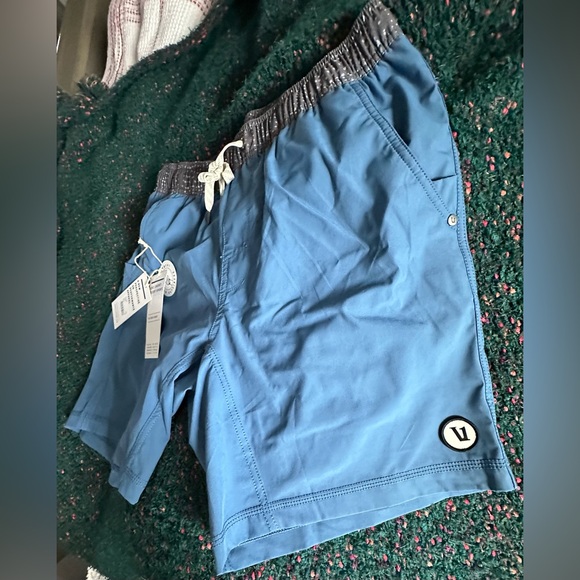 ‼️RARE‼️🎸VUORI🎸🔥NWT🔥Men’s KORE SHORT 7.5" in Pool Blue—M - Picture 3 of 16